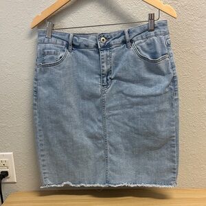 Charlies Light Blue Denim Women's Skort